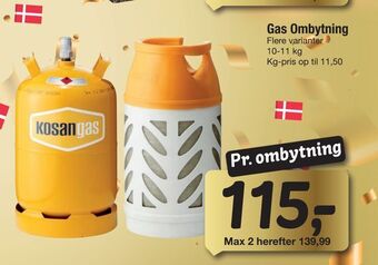 Fakta Tyskland Gas Ombytning tilbud