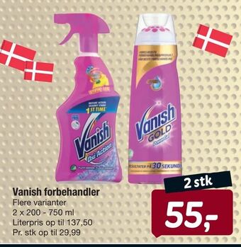 Fakta Tyskland Vanish forbehandler tilbud