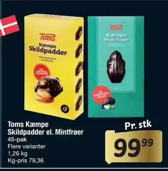 Fakta Tyskland Toms Kæmpe Skildpadder el. Mintfrøer tilbud