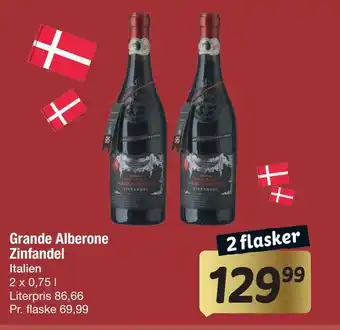 Fakta Tyskland Grande Alberone Zinfandel tilbud