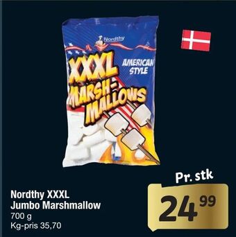 Fakta Tyskland Nordthy XXXL Jumbo Marshmallow tilbud