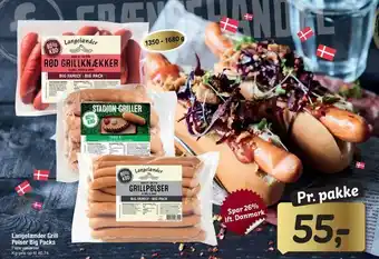 Fakta Tyskland Langelænder Grill Pølser Big Packs tilbud