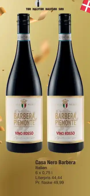 Fakta Tyskland Casa Nero Barbera tilbud