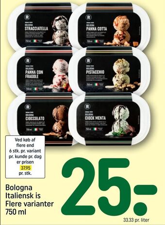 REMA 1000 Bologna Italiensk is 750 ml tilbud