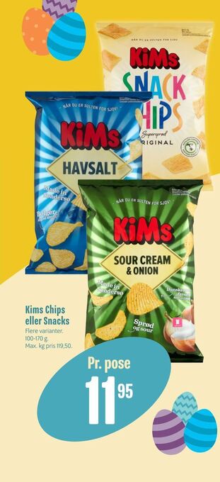 Min Købmand Kims Chips eller Snacks tilbud