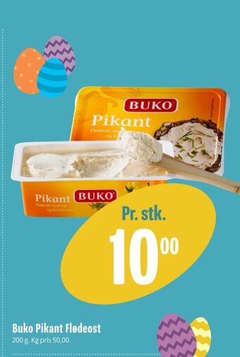 Min Købmand Buko Pikant Flødeost tilbud