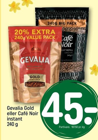 REMA 1000 Gevalia Gold eller Café Noir instant tilbud