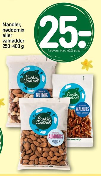 REMA 1000 Mandler, nøddemix eller valnødder tilbud