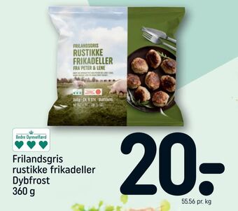REMA 1000 Frilandsgris rustikke frikadeller tilbud
