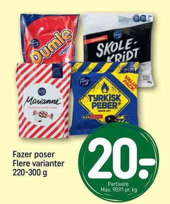 REMA 1000 Fazer poser tilbud