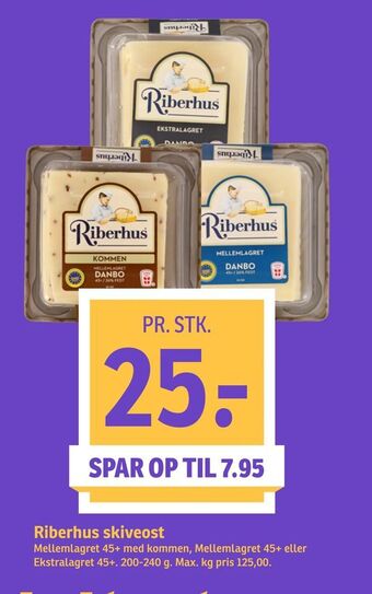 SPAR Riberhus skiveost tilbud