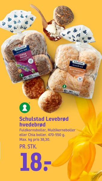 SPAR Schulstad Levebrød hvedebrød tilbud