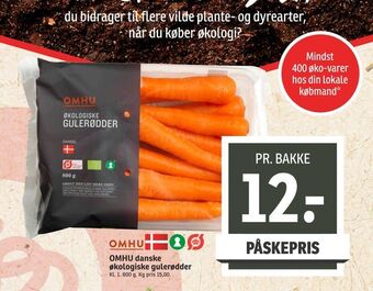 SPAR OMHU danske økologiske gulerødder tilbud
