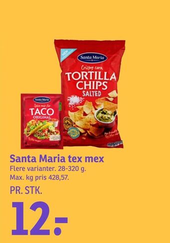 Santa Maria tex mex