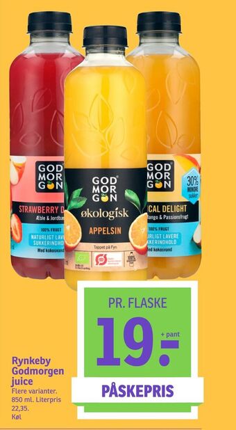 SPAR Rynkeby Godmorgen juice tilbud