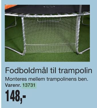 Harald Nyborg Fodboldmål til trampolin tilbud