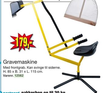 Harald Nyborg Gravemaskine tilbud