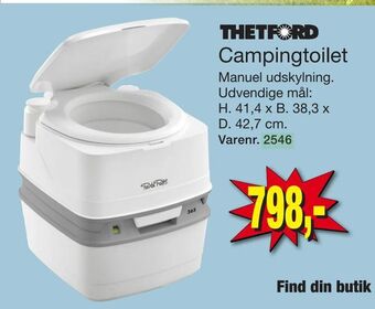 Harald Nyborg Campingtoilet tilbud