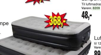 Harald Nyborg Luftmadras med indbygget pumpe tilbud