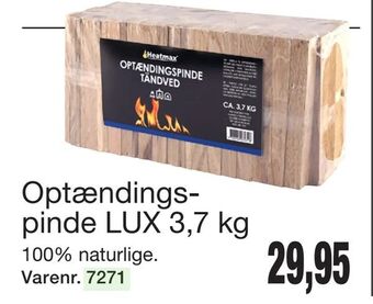 Harald Nyborg Optændingspinde LUX 3,7 kg tilbud