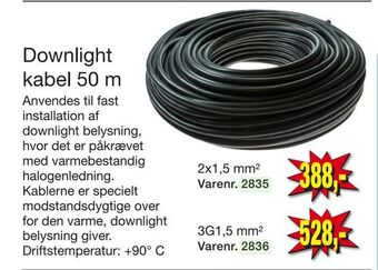 Harald Nyborg Downlight kabel 50 m tilbud