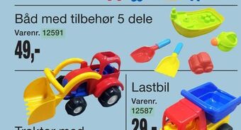 Harald Nyborg Båd med tilbehør 5 dele tilbud