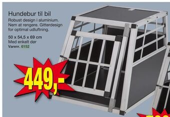 Harald Nyborg Hundebur til bil tilbud