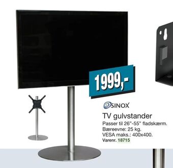 Harald Nyborg TV gulvstander tilbud