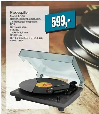 Harald Nyborg Pladespiller tilbud