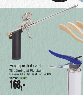 Harald Nyborg Fugepistol sort tilbud