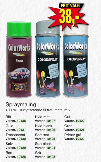 Harald Nyborg Spraymaling tilbud
