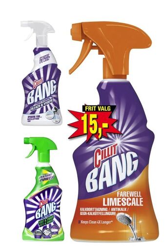 Harald Nyborg Cillit Bang rengøringsspray tilbud