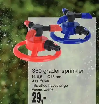 Harald Nyborg 360 grader sprinkler tilbud
