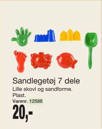 Harald Nyborg Sandlegetøj 7 dele tilbud