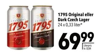Citti 1795 Original eller Dark Czech Lager tilbud