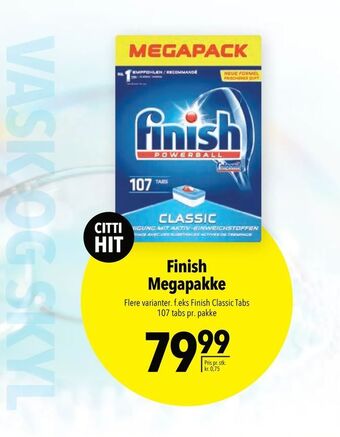 Citti Finish Megapakke tilbud