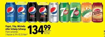 Citti Pepsi, 7Up, Mirinda eller Schwip Schwap tilbud