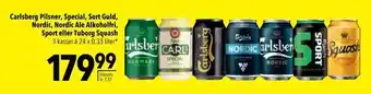 Citti Carlsberg Pilsner, Special, Sort Guld, Nordic, Nordic Ale Alkoholfri, Sport eller Tuborg Squash tilbud