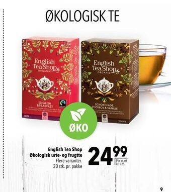 English Tea Shop Økologisk urte- og frugtte