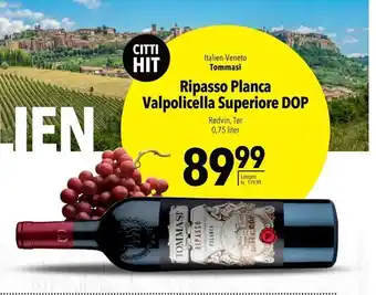 Citti Ripasso Planca Valpolicella Superiore DOP tilbud