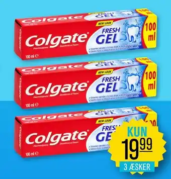 Priss Colgate tandpasta tilbud
