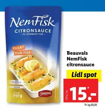Let-Køb Beauvais NemFisk citronsauce tilbud