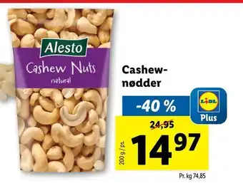 Let-Køb Cashew- nødder tilbud