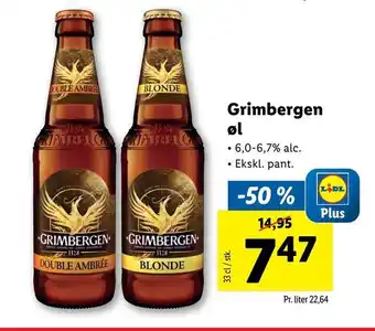 Let-Køb Grimbergen øl tilbud