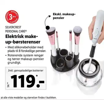Let-Køb Elektrisk make up-børsterenser tilbud