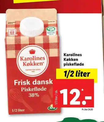 Let-Køb Karolines Køkken piskefløde tilbud