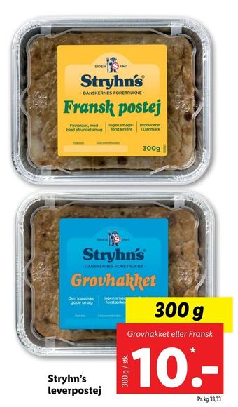 Let-Køb Stryhn's leverpostej tilbud