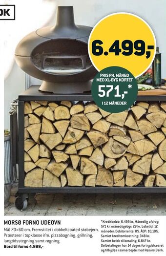 XL-BYG Morsø forno udeovn tilbud