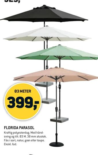 XL-BYG Florida parasol tilbud