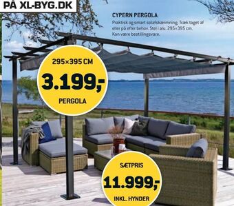 XL-BYG CYPERN PERGOLA tilbud